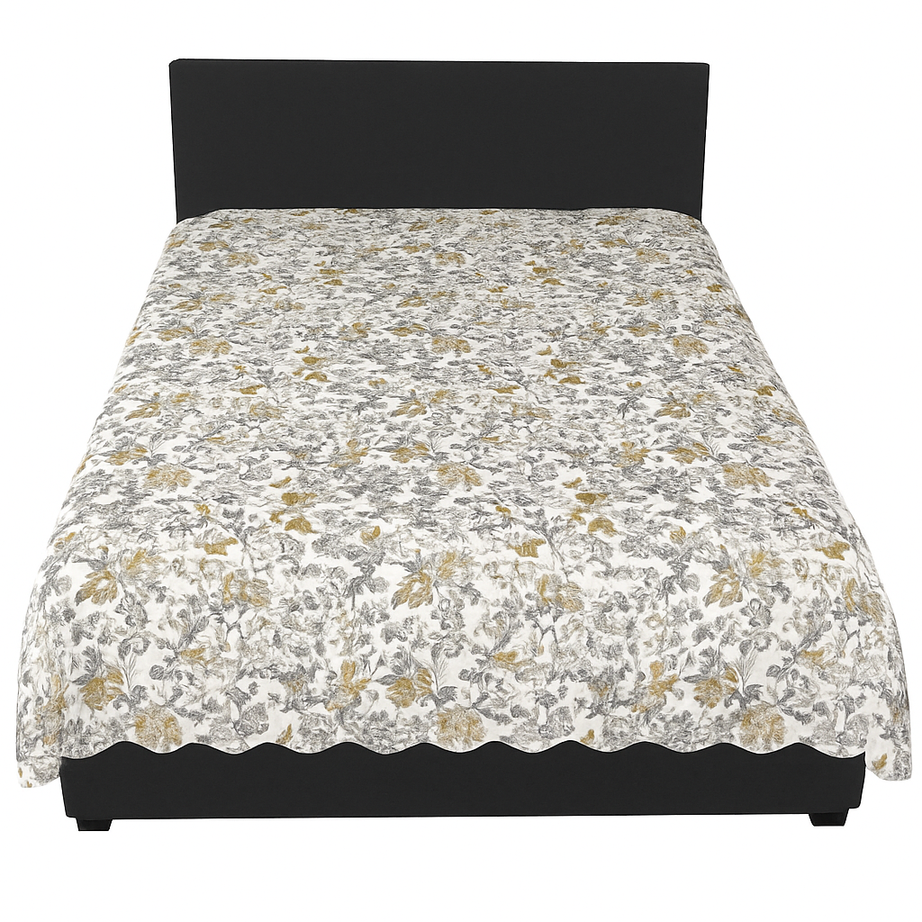 Wendebettüberwurf 200x220 cm – Zwei Designs in Einem, aus weichem Polyester
